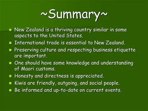 PPT - New Zealand- The Country, Customs, and Culture PowerPoint ...