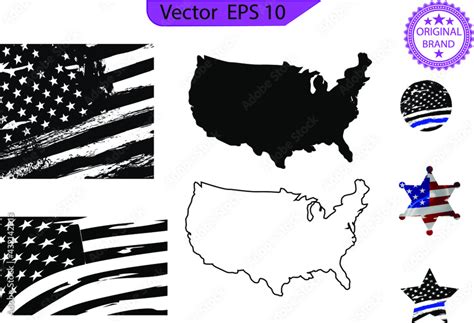 USA Flag And Map Distressed American Flag Clip Art Betsy Ross