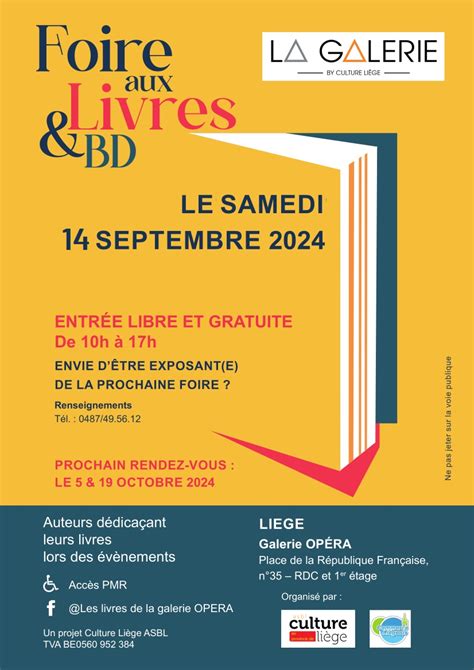 Samedi Septembre Foires Salons Foire Aux Livres Bd La