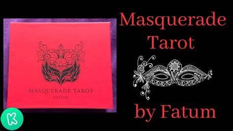 Le Masquerade Tarot By Fatum 🎭 Youtube