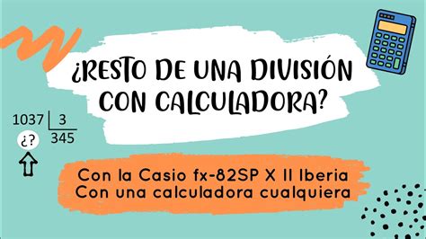 Estilo Remolque Antiguo Como Saber El Resto De Una Division Con