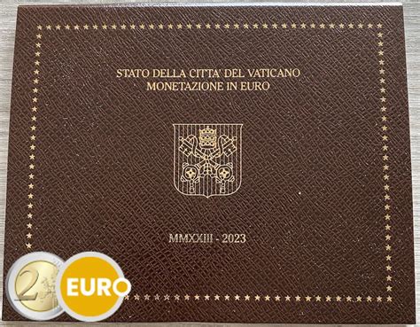 Euro Set BU FDC Vaticaan 2023 1 Cent Tot 2 Euro 2euroherdenkingsmunten Nl