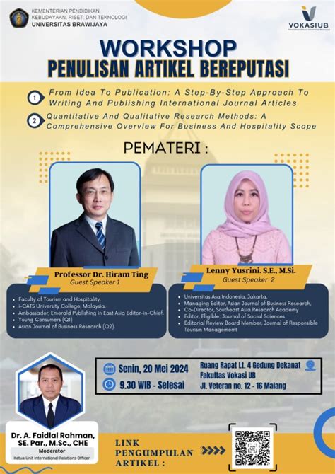 Workshop Penulisan Artikel Bereputasi Fakultas Vokasi Universitas