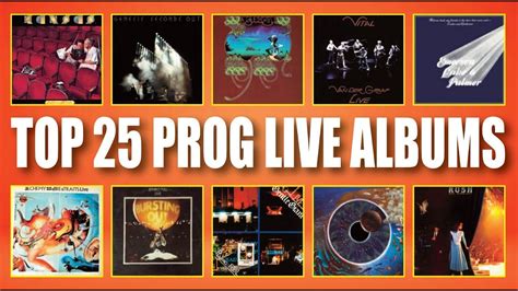 Top 25 Prog Live Albums Youtube