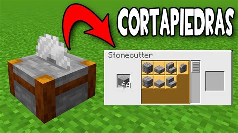 Cómo Hacer un Cortapiedras Minecraft y para que Sirve Crafteo