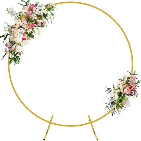 Wokceer Round Backdrop Stand Ft Circle Balloon Arch Frame Circle