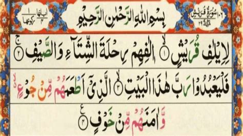 Surah Al Quraish