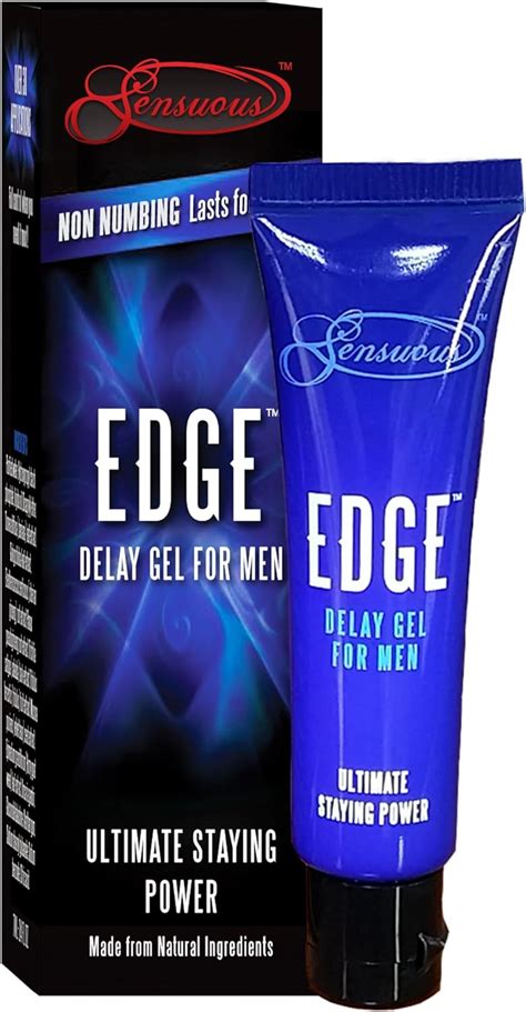 Sensuous Edge Delay Gel For Men Clinically Proven To Help You Last