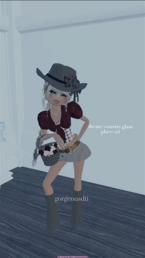 Dress To Impress Outfit Country Glam 🤠 In 2024 Glam Dresses Dress