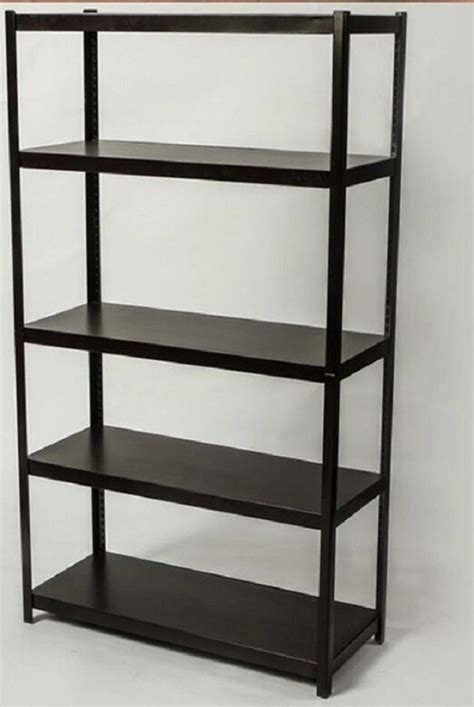 Height Adjustable Angle Boltless Steel Storage Rack With 5 Shelves