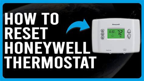 How To Reset Honeywell Thermostat How To Do A Factory Reset On A Honeywell Thermostat Youtube