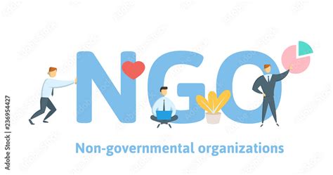 Ngo Non Governmental Organization Concept With Keywords Letters And