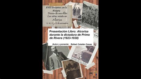 XVIII Encuentros con la historia Presentación libro Alcorisa durante la