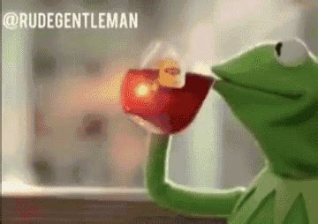 Kermit Tea GIF - Kermit Tea Chillin - Discover & Share GIFs