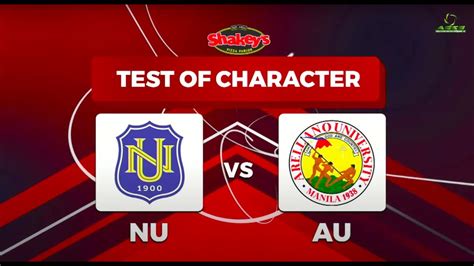 Shakeys Super League Day Match Arellano Vs Nu Youtube