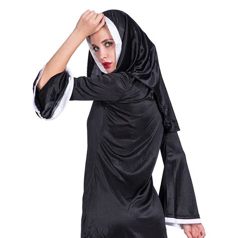 Party Fancy Dress Adult Women Sex Sexy Nun Cosplay Costume Buy Sex Nun Costumenun Costume