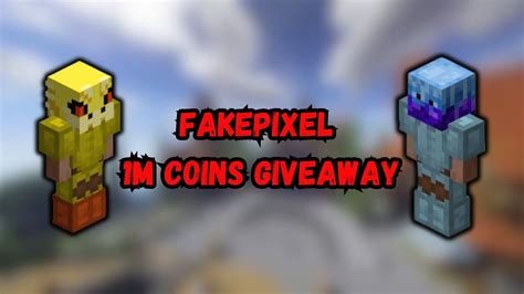 Fakepixel M Coins Giveaway Youtube