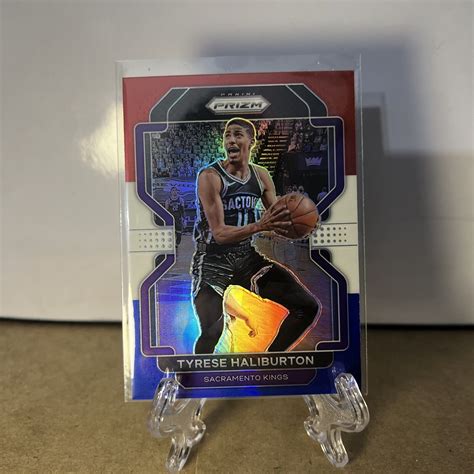 Panini Prizm Tyrese Halliburton Red White Blue