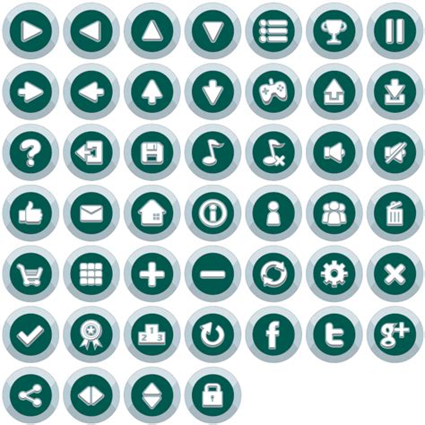 Free Buttons Gui Pack 1