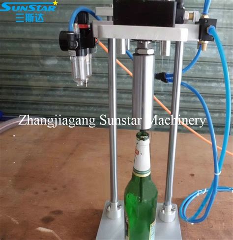 Semi Automatic Pneumatic Crown Capper Manual Beer Capper