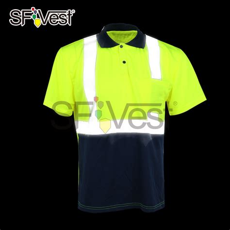 High Visibility Customized Sport Reflective Safety Polo Shirts China