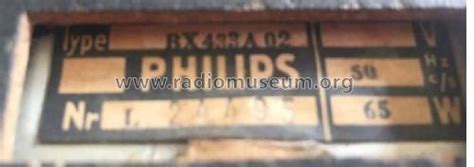 Bx433a 02 Radio Philips Belgium Belgien Build 1954 4 Pictures