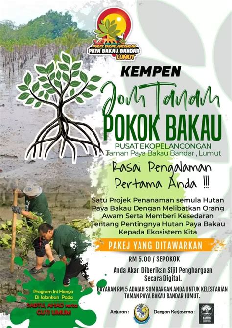 Kempen Penanaman Pokok Bakau Di Pusat Ekopelancongan Taman Paya Bakau