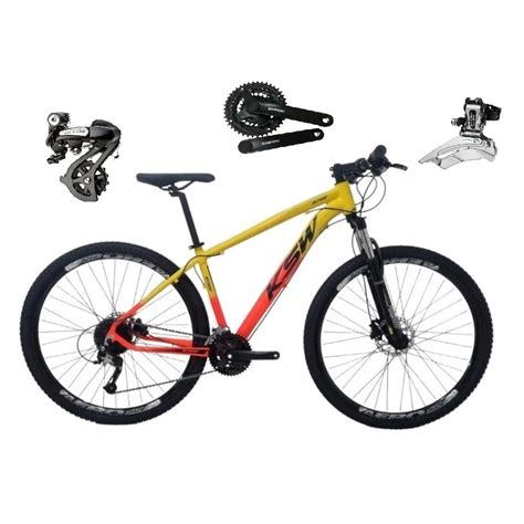 Bicicleta Aro Ksw Xlt Shimano Altus V Freio A Disco Hidr Ulico