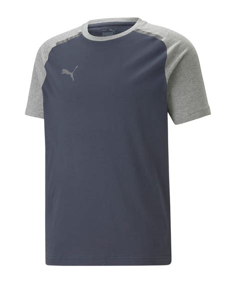 Puma Teamcup Casuals T Shirt Blau F06 Teamsport T Shirts