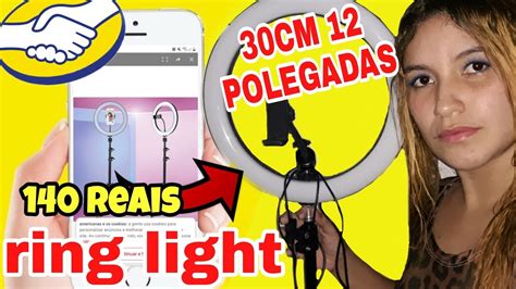 vidasimples COMPREI UMA RING LIGHT TRIPÉ NO MERCADO LIVRE