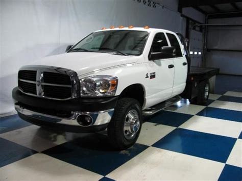 Find Used 07 Dodge Ram 3500hd Quad Cab Slt 4x4 Drw Manual Flatbed 6 7l Diesel In Warsaw