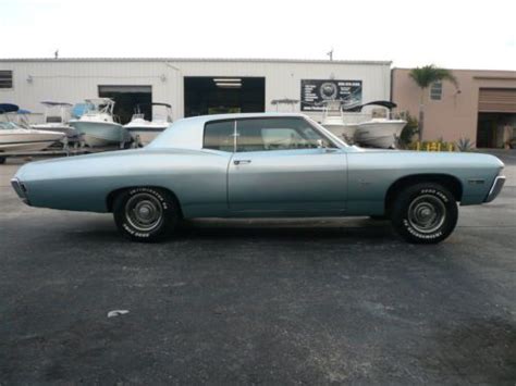 Purchase Used 1968 Chevy Caprice Ss Options Shifter On Floor Ac