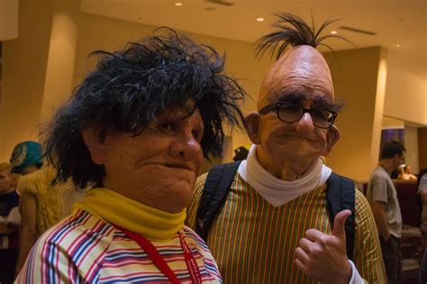 Creepy Realistic Bert and Ernie Cosplay