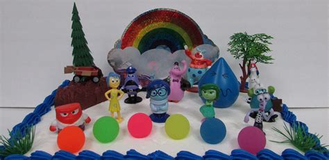 Buy Disney Pixar Inside Out 22 Piece Birthday Cake Topper Set Featuring