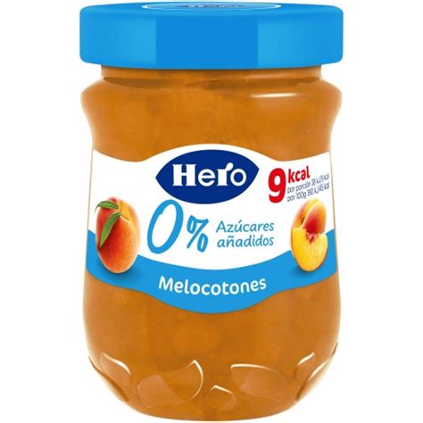 Confitura de melocotón Diet Hero sin azúcar añadido 280 g