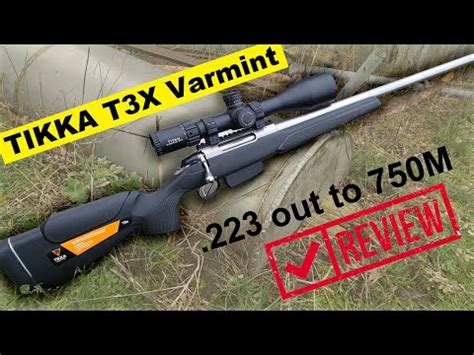 Tikka T X Varmint Review Youtube