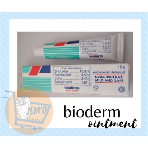 Bioderm Ointment 15g Shopee Philippines