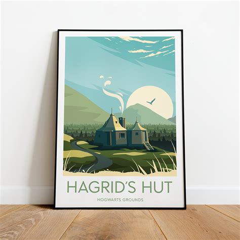 Hagrid S Hut Hogwarts Grounds Harry Potter Etsy