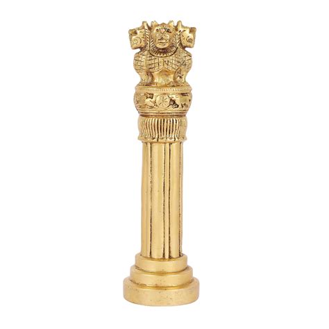 Buy Vastu Shubharambh Brass Ashoka Pillar The National Emblem Of India