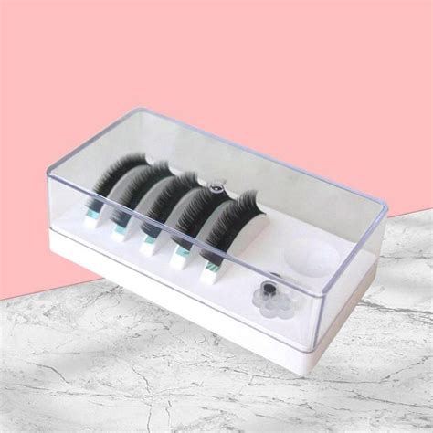 Lash Bridge Glue Pallet With Lid Pallet Lashes Eyelash Extension Glue