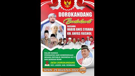 Dorokandang Bersholawat Dalam Rangka Dirgahayu Ri Ke Bersama