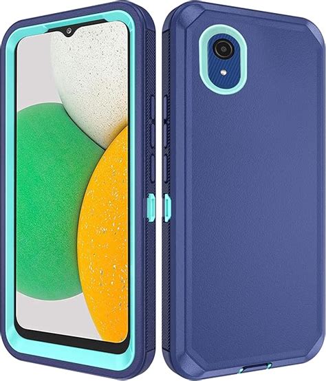 Asuwish Phone Case For Samsung Galaxy A03 Core Cell Cover Hybrid Rugged Shockproof