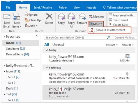 How To Attach Messages Or Meeting Invitations To An Email In Outlook