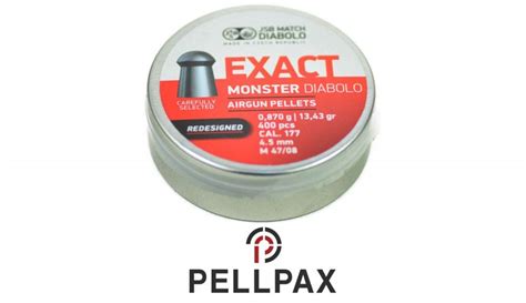 JSB Exact Monster Pellets 177 4 52 X 400 Airgun Pellets Pellpax