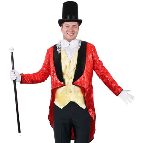 Mens Greatest Showman Costume Pt Barnum Fancy Dress Tv Film Ringmaster Outfit Ebay