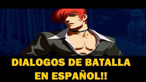 Snk Vs Capcom Chaos Iori Yagami Todos Sus Diálogos De Batalla En