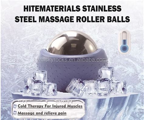 60mm Handheld Revolving Facial Ice Metal Cryo Massage Roller Ball Buy