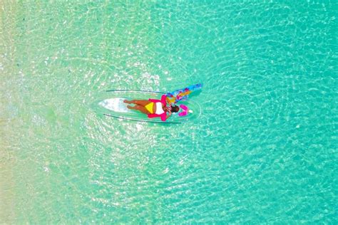 Clear Kayak Drone Photoshoot Providenciales Turks And Caicos