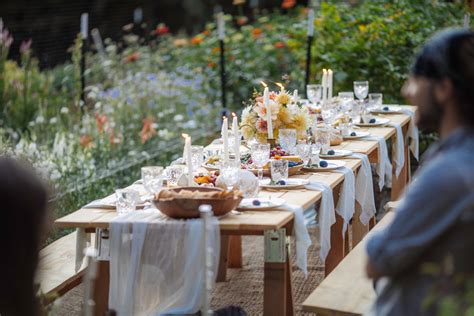 Garden Dinner A Quiet Life At Home