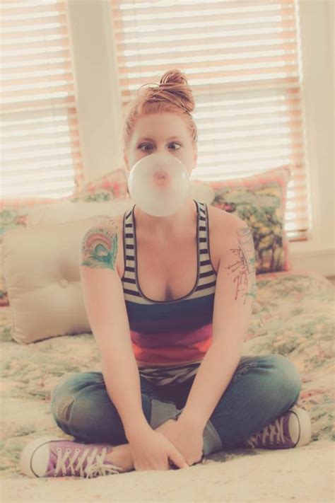 Bubble Gum Blowing Photographed By Katy Anne S Photography